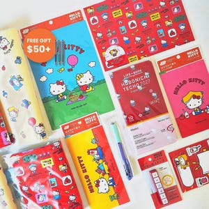Hello Kitty Hobonichi Techo 2027: Copertina e accessori per agenda (solo per il Giappone), formato A5/A6, settimana, edizione inglese, grazioso diario di cancelleria giapponese da regalare.