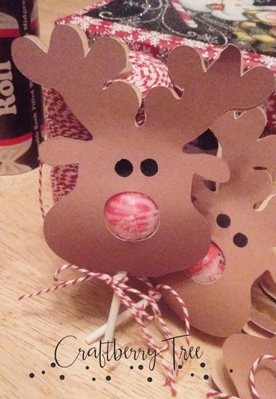 reindeer lollipop template