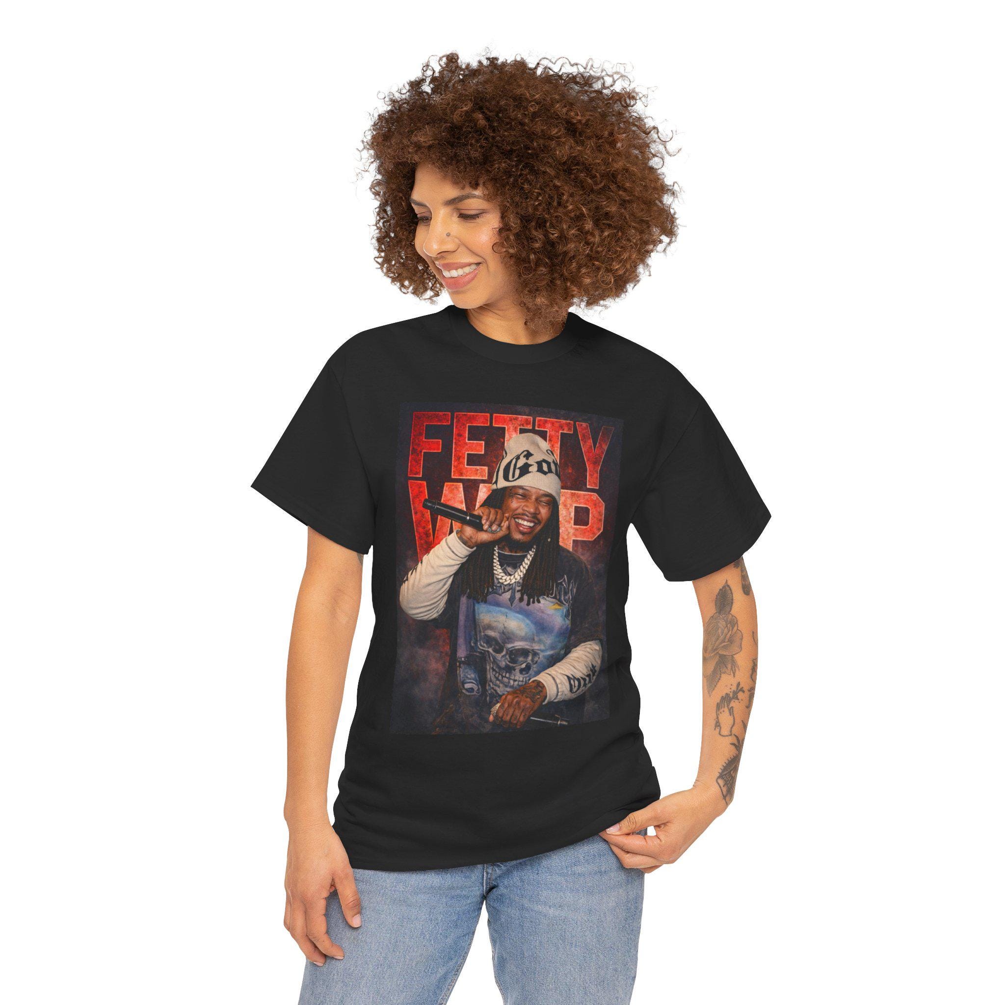 Fetty Wap Smiling Rapper Portrait Unisex Tee | Graphic Music