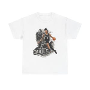 Stephon Castle Basketball Player Tee | Basketball Graphic Shirt