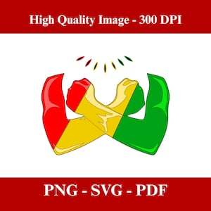 Mes de la Historia Negra de Wakanda PNG, Manos cruzadas PNG, Diseño de Juneteenth (Descarga digital)