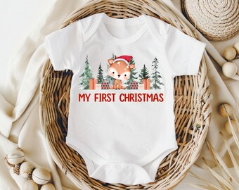 Mon premier fichier PNG de Noël | Fichier numérique de Noël | Conception mignonne de Noël | Noël tendance png |  Idées pour le premier Noël des bébés