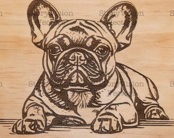 フレンチブルドッグ SVG | 犬 PNG | Cricut およびシルエットカット