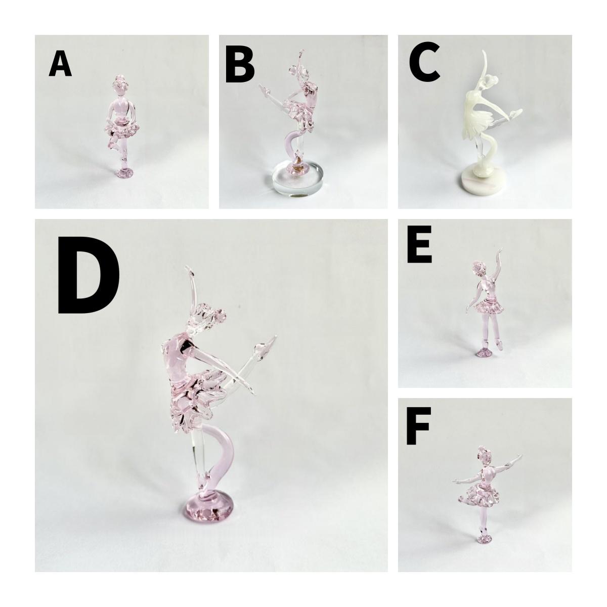 Crystal Glass Ballerina Figurine, Handmade Ballet Dancer Statue, Dance ...