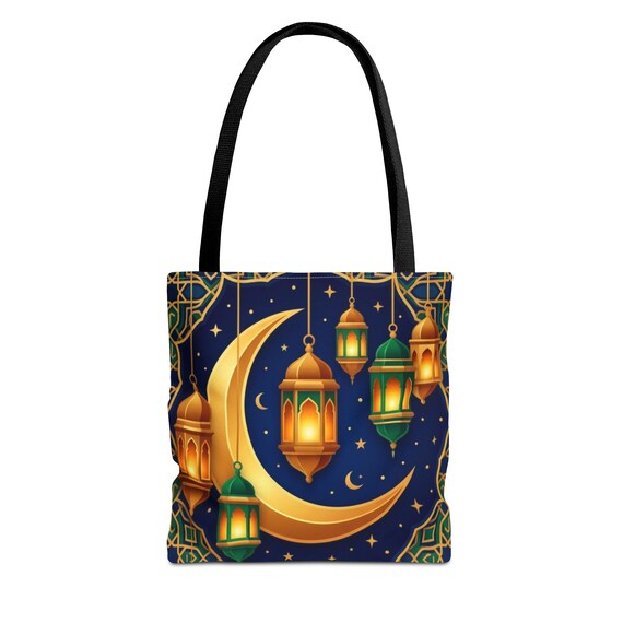 Ramadan Mubarak Tote Bag | Islamic Holiday Market Tote