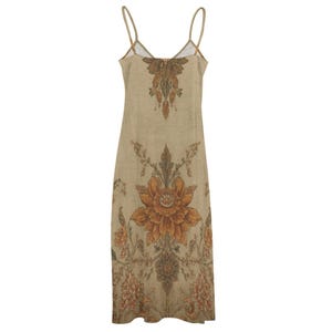 Vestido largo bohemio, vestido largo floral, vestido largo de verano, regalo para ella imagen 6