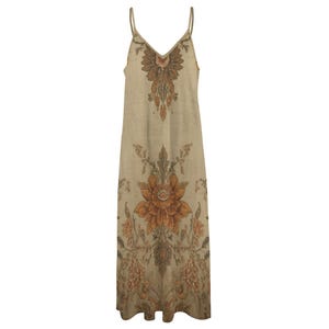Vestido largo bohemio, vestido largo floral, vestido largo de verano, regalo para ella imagen 5