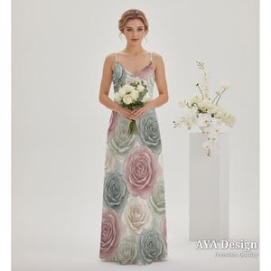 Dusty Rose Sage Green Dresses - Etsy