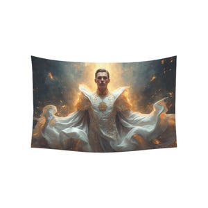 Tapiz Real Madrid Reyes de Europa / Majestuoso cuadro mural de fútbol de Los Blancos imagen 4