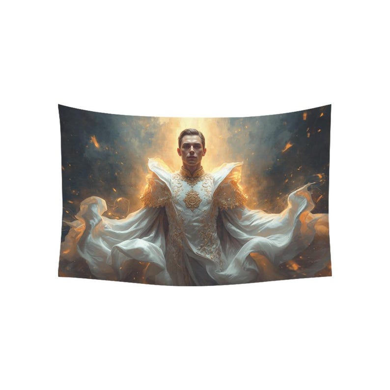 Tapiz Real Madrid Reyes de Europa / Majestuoso cuadro mural de fútbol de Los Blancos imagen 4