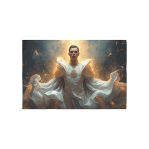 Tapiz Real Madrid Reyes de Europa / Majestuoso cuadro mural de fútbol de Los Blancos imagen 3