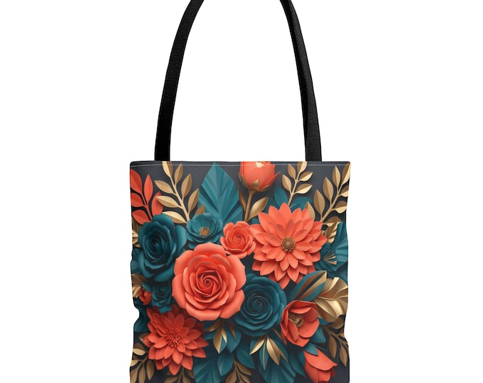 Floral Spring Tote Bag | All-Over Print