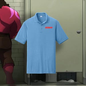 Polo avec logo SDN pour expédition | Logo brodé sur la poitrine