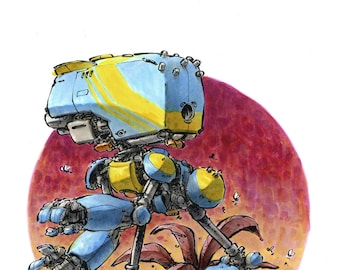 Clever Girl 5x7 Art Print