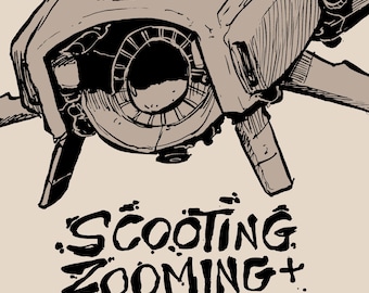 Scooting, Zooming, and Puttering On: More Fantastical Conveyances from Jerel Dye