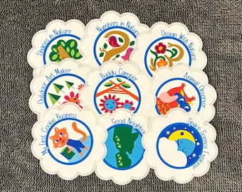 Scouts Daisy Badge Stickers