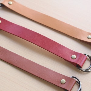 Furoshiki belt(leather) Beige,red,brown