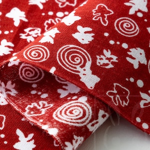 Tenugui Japanese traditional cotton towel 35x90cm (13&quot; x 35&quot;).. -kingyo,gold fish