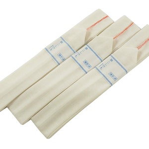 THREE Koshihimo belts Japanese  white regular size,muslin,for wearing Kimono,kitsuke,koshi-himo,koshihimos