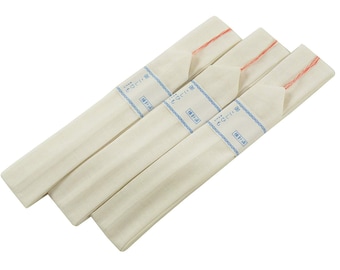 THREE Koshihimo belts Japanese  white regular size,muslin,for wearing Kimono,kitsuke,koshi-himo,koshihimos