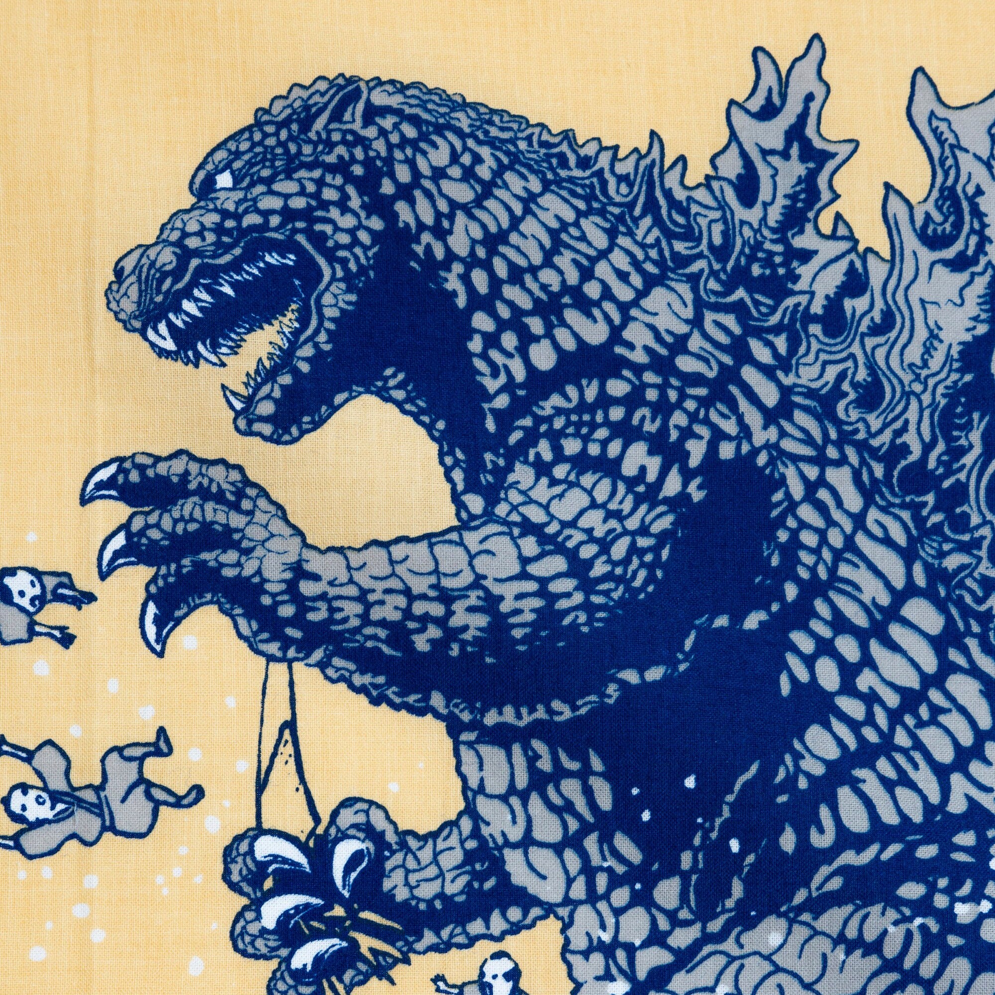 2PCS/1set Godzilla Tenugui with Hokusai's Fugaku | Etsy