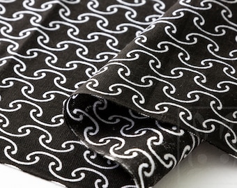 Tenugui Japanese Traditional Cotton towel 35x90cm (13" x 35").. -kantsunagi black