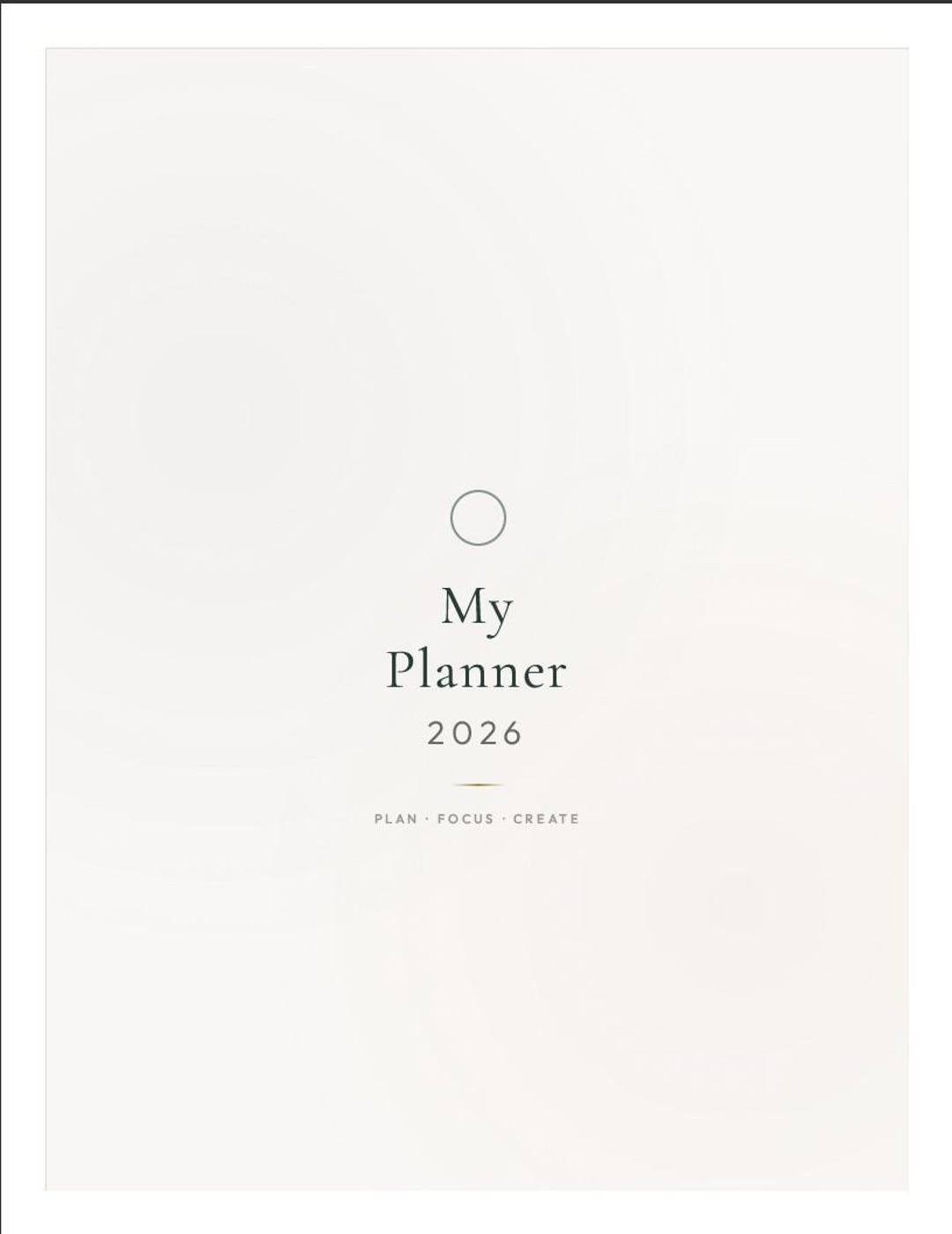2026 Printable Planner – Digital PDF | Full Year | Monthly & Weekly - Etsy
