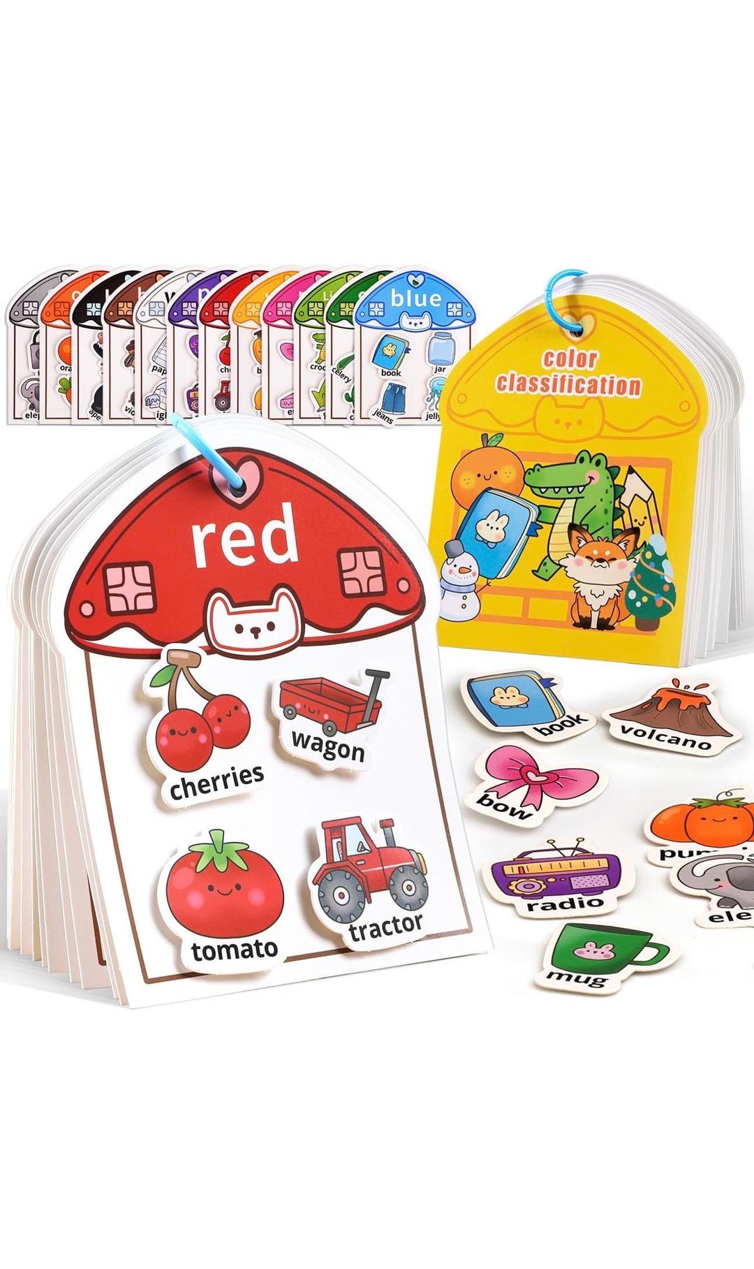 Color Sorting Busy Book: Montessori Learning Activity for Kids - Etsy