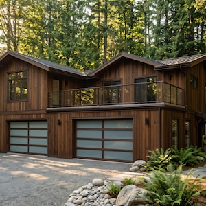 50x35 3-Car Garage ADU Plans with Upper Deck & Laundry | 1310 SF 2 Bedroom Apartment (PDF)