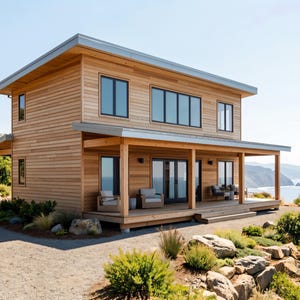 36' x 24' Modern 2 Bedroom ADU Cabin Architectural Plans – 1390 SF Custom Lean-To Design Blueprints PDF image 11