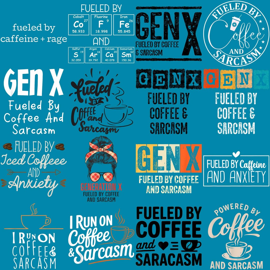Fueled by Coffee and Sarcasm PNG, Funny Quote Clipart, Sarcastic Coffee ...