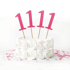 First Birthday Party Decorations Ideas, First Birthday Decorations, 4 Glitter Birthday Centerpieces, 1st Birthday Party Centerpieces, green