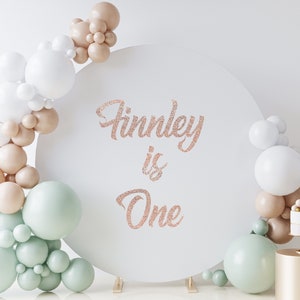 Personalized Backdrop Letters for Balloon Arch and/or Signs for Birthday Party, Baptisms, Baby Shower, Graduation Decorations.  Custom name.