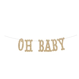 Oh Baby Banner, Oh Baby Sign, Baby Shower Decorations