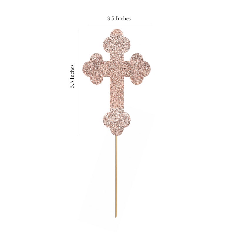 3 Large Glitter Cross Centerpieces Cross Cake Topper Cross Etsy