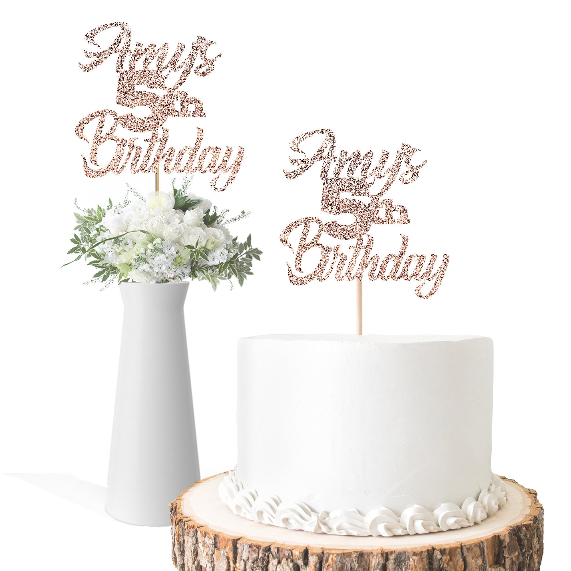 2 Custom Cake Toppers/centerpieces/ First Birthday Party/ Baby - Etsy