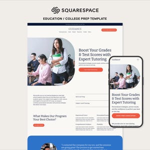 Squarespace 7.1 Vorlage | Studium, Nachhilfe