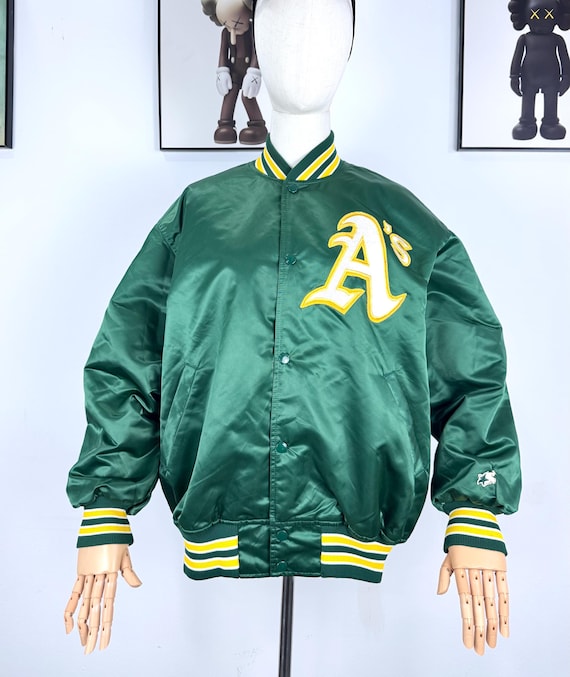 Vintage 90s Oakland Athletics A's Starter Baseball Jacket MLB - Etsy