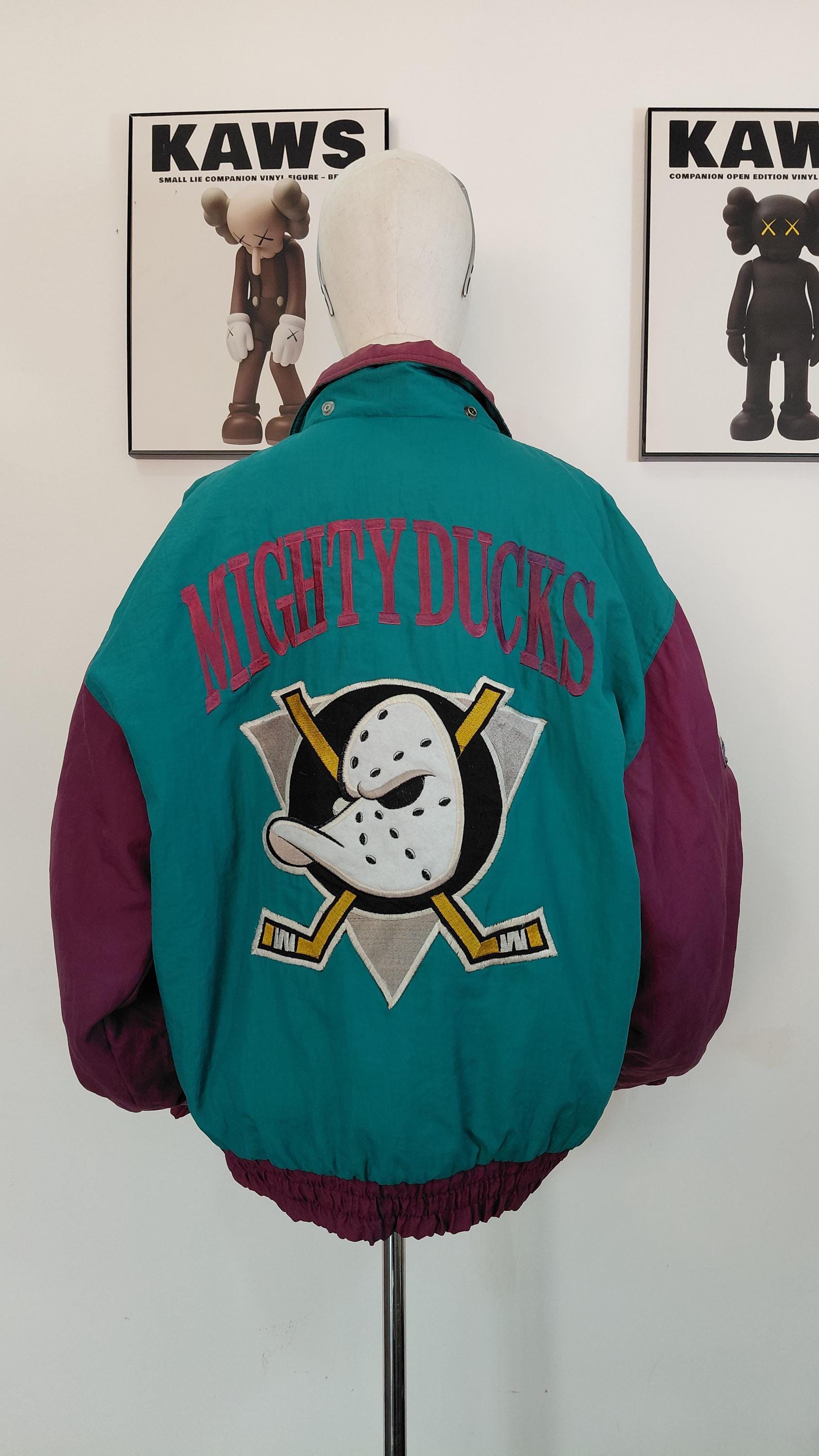 Vintage 90s the Mighty Ducks Big Logo Pullover Jacket by NUTMEG