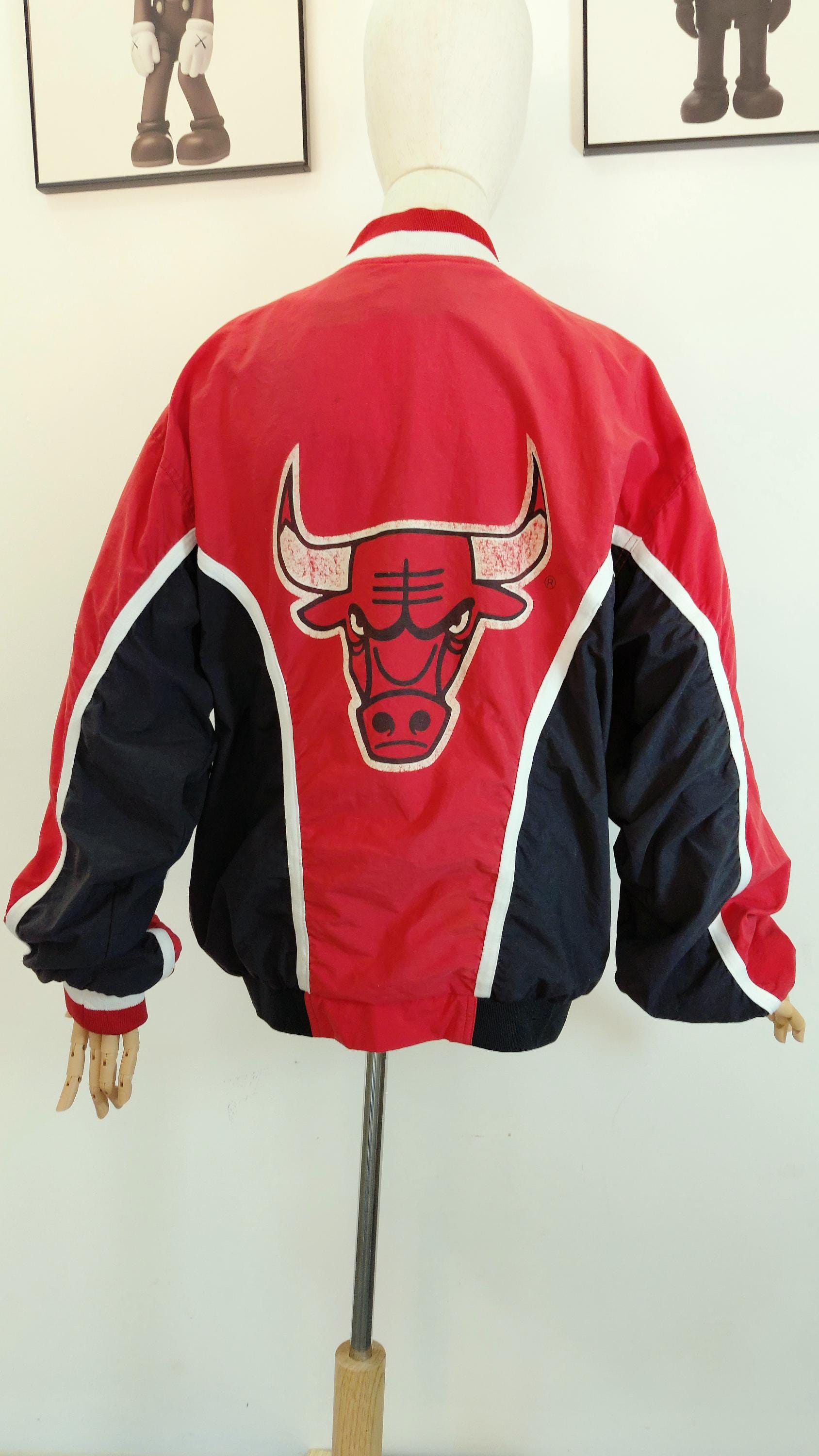 Vintage Chicago Bulls X Champions Jacket 90s NBA Warm Up - Etsy