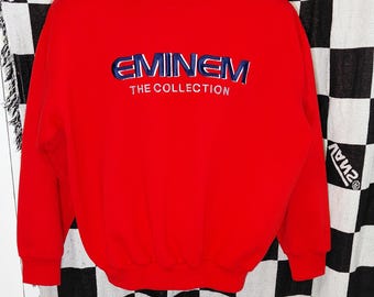 Vintage Eminem the Collection Sweater Red Hiphop y2k Rap God