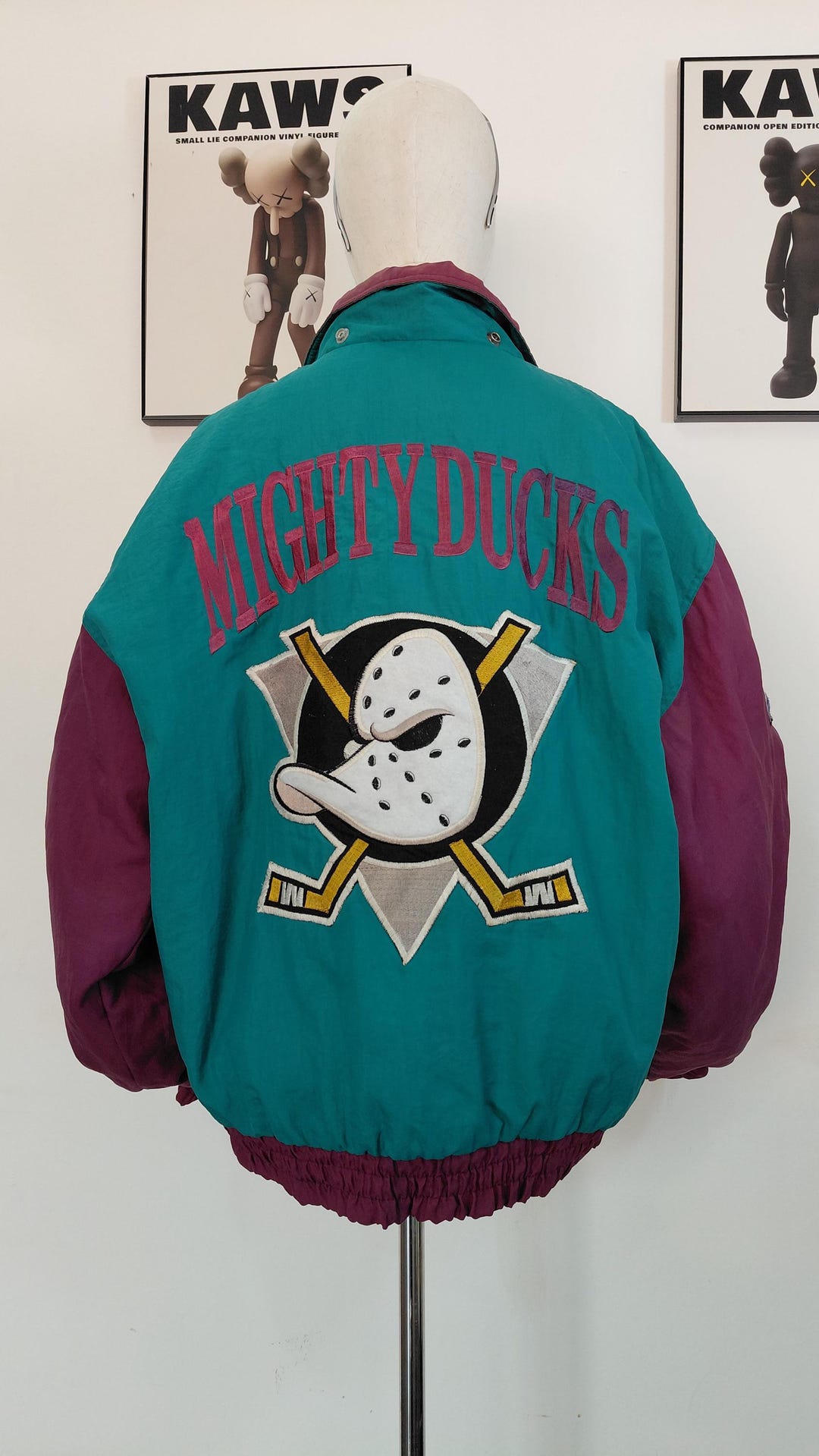 Vintage 90s the Mighty Ducks Big Logo Pullover Jacket by NUTMEG