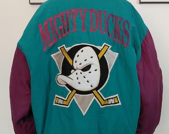Vintage 90s the Mighty Ducks Big Logo Pullover Jacket by NUTMEG