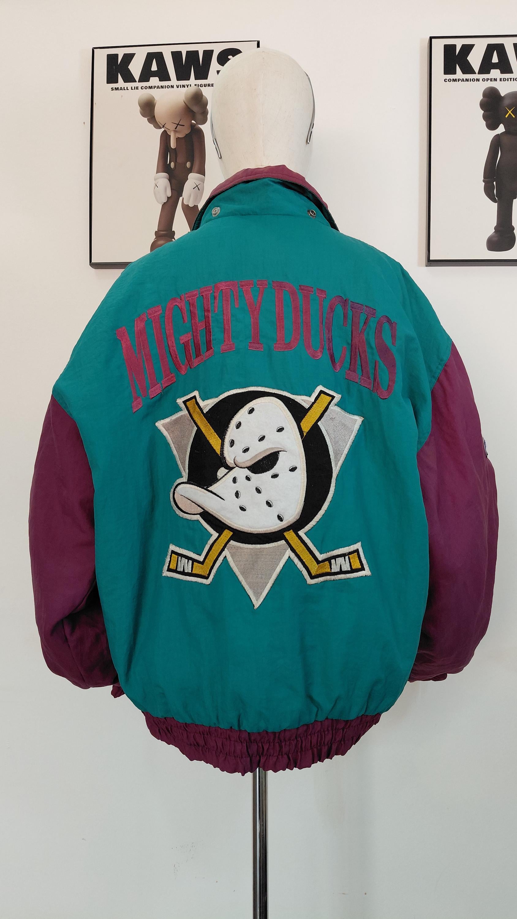 Vintage 90s the Mighty Ducks Big Logo Pullover Jacket by NUTMEG