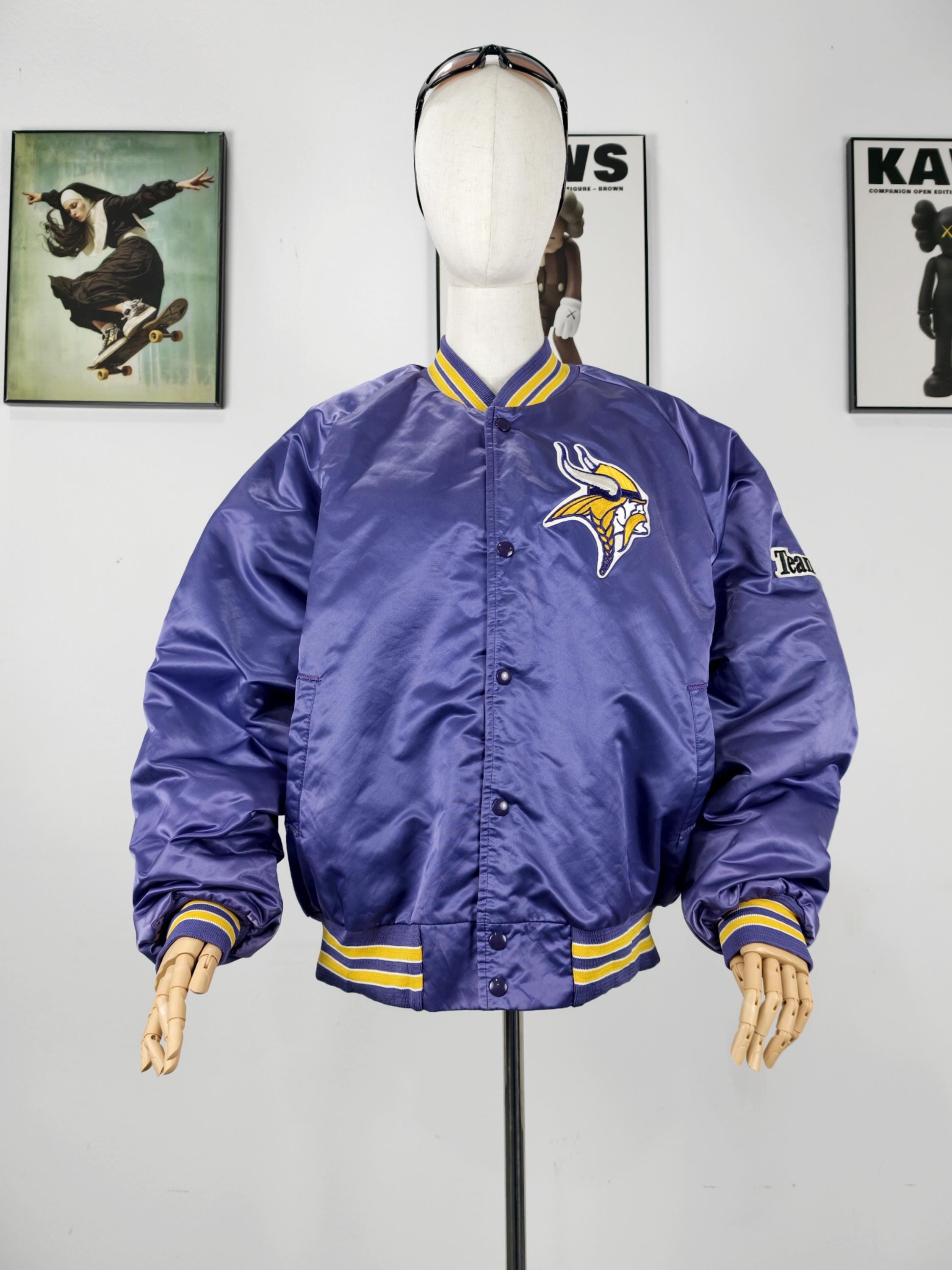 80s 90s USA製 ヴィンテージ 紫デニム クロップドジャケット Y2K Vintage 90s Chalk Line NFN Minnesota Vikings Jacket Purple - Etsy
