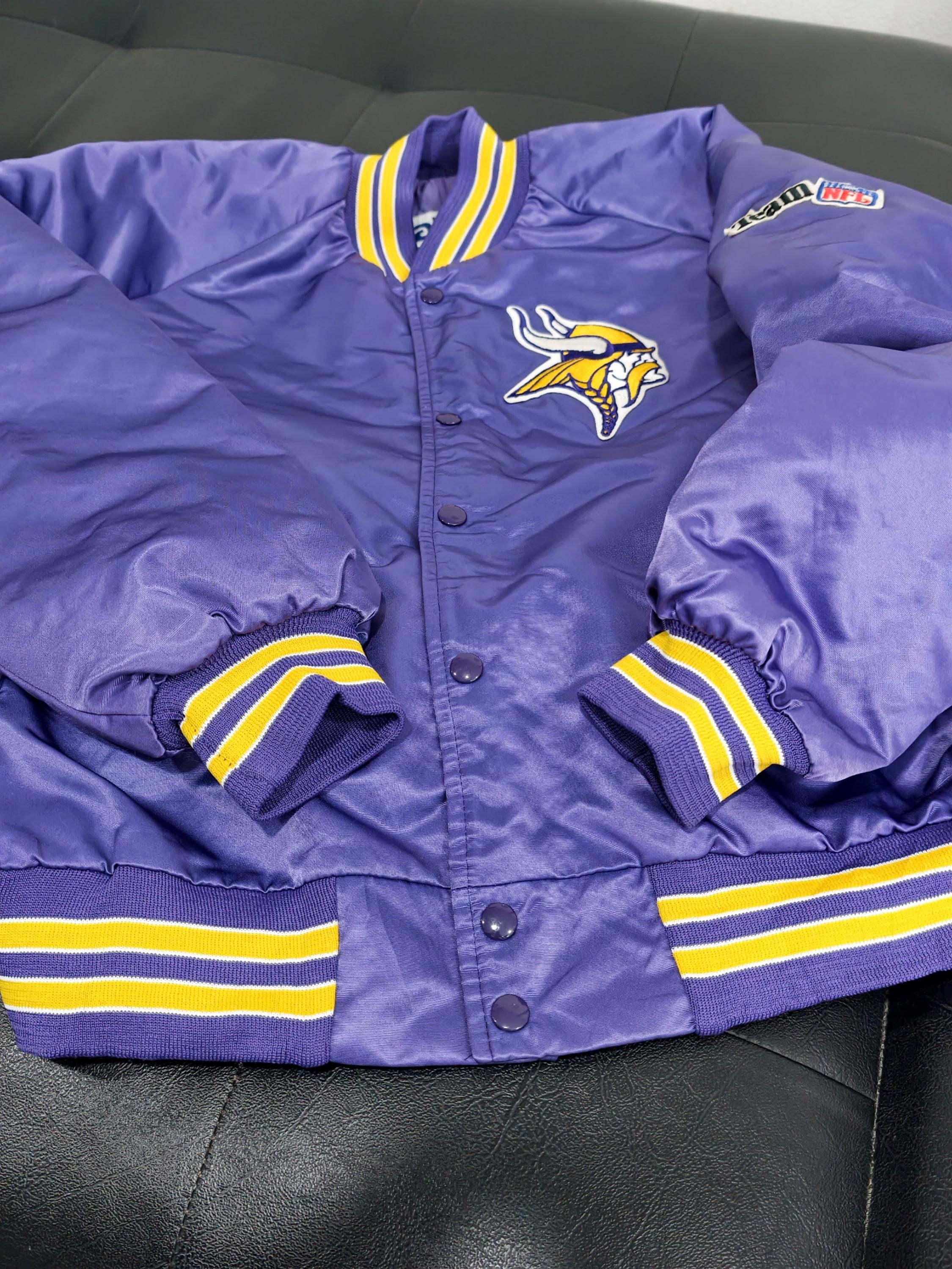 Vintage 90s Chalk Line NFN Minnesota Vikings Jacket Purple - Etsy