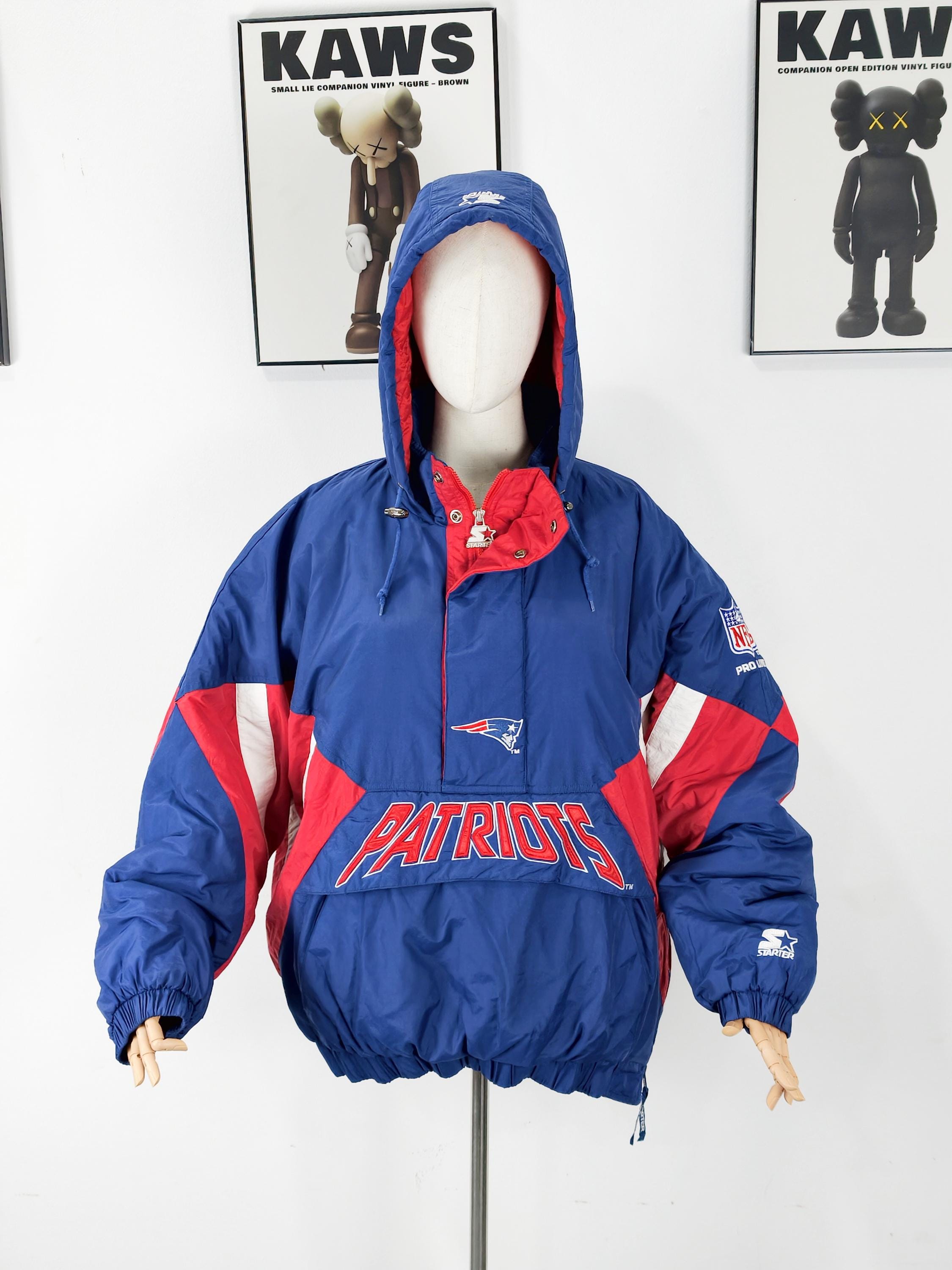 Vintage 90s New England Patriots Starter Pullover Jacket Pro Line