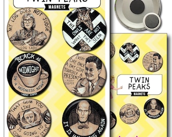 Twin Peaks (6-Pack) - Magnets