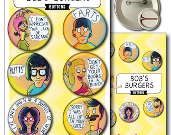 Bob's Burgers 6-Pack - Pins