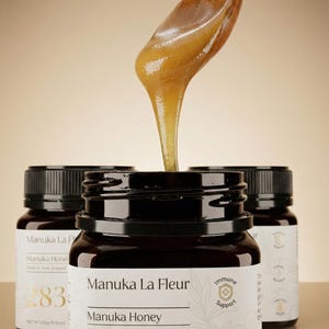Manuka La Fleur – Raw Authentic New Zealand Manuka Honey MGO 283+ (250g)(Jar)